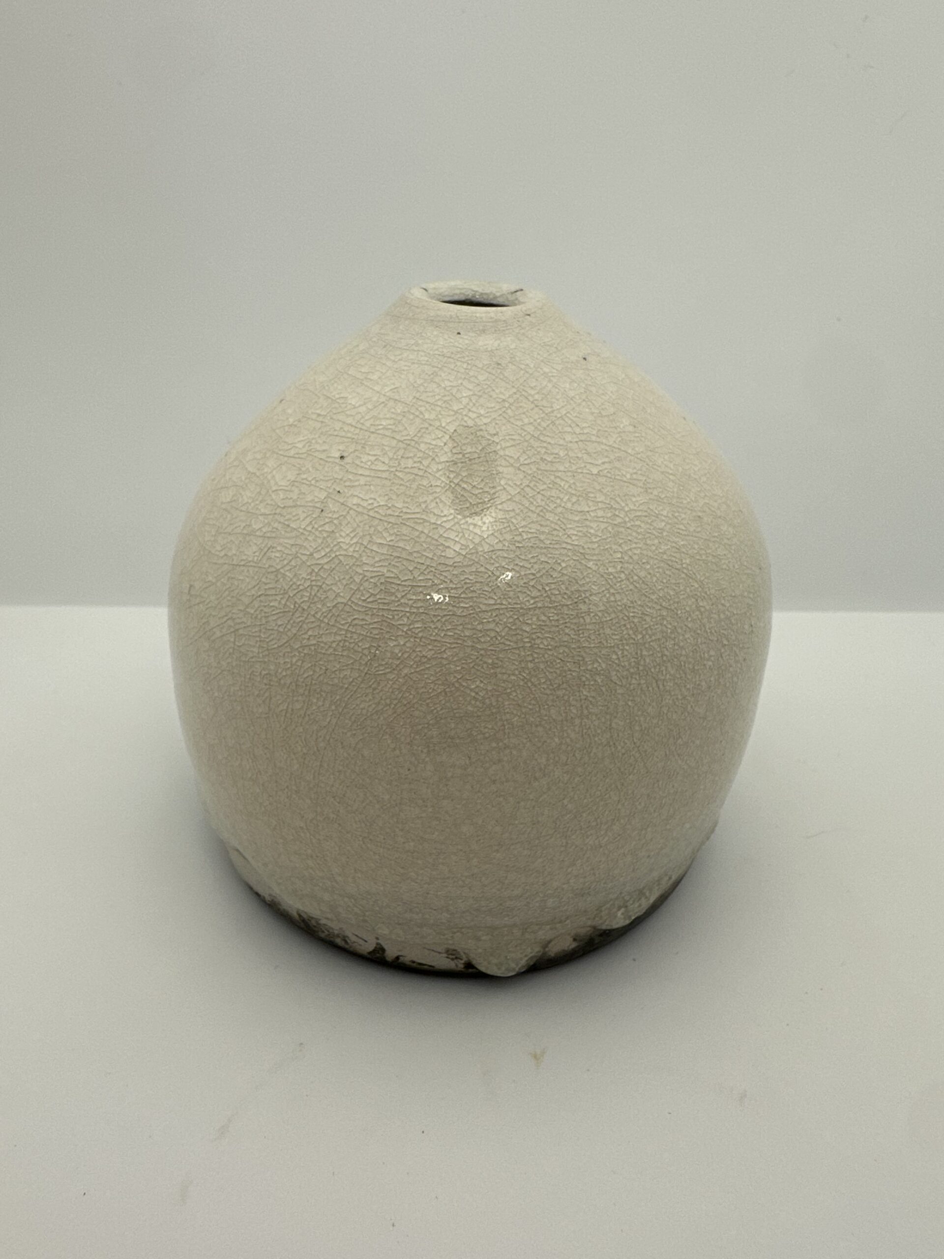 Lot de petits pots et vases en raku beige – Artisanat unique – Image 2