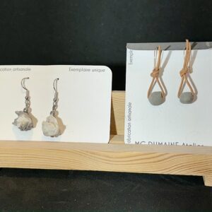 Boucles d’oreilles — Fabrication artisanale