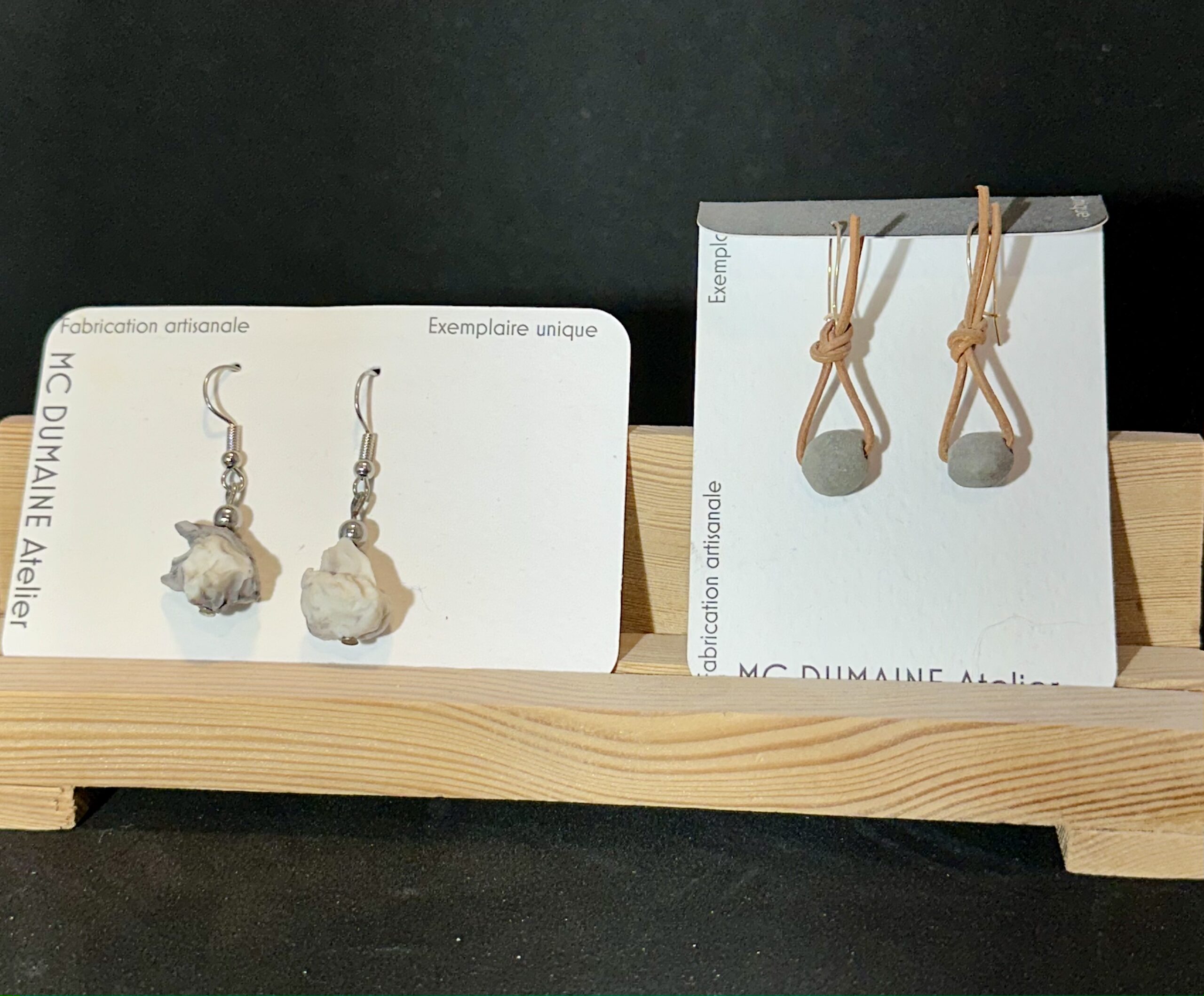 Boucles d’oreilles — Fabrication artisanale