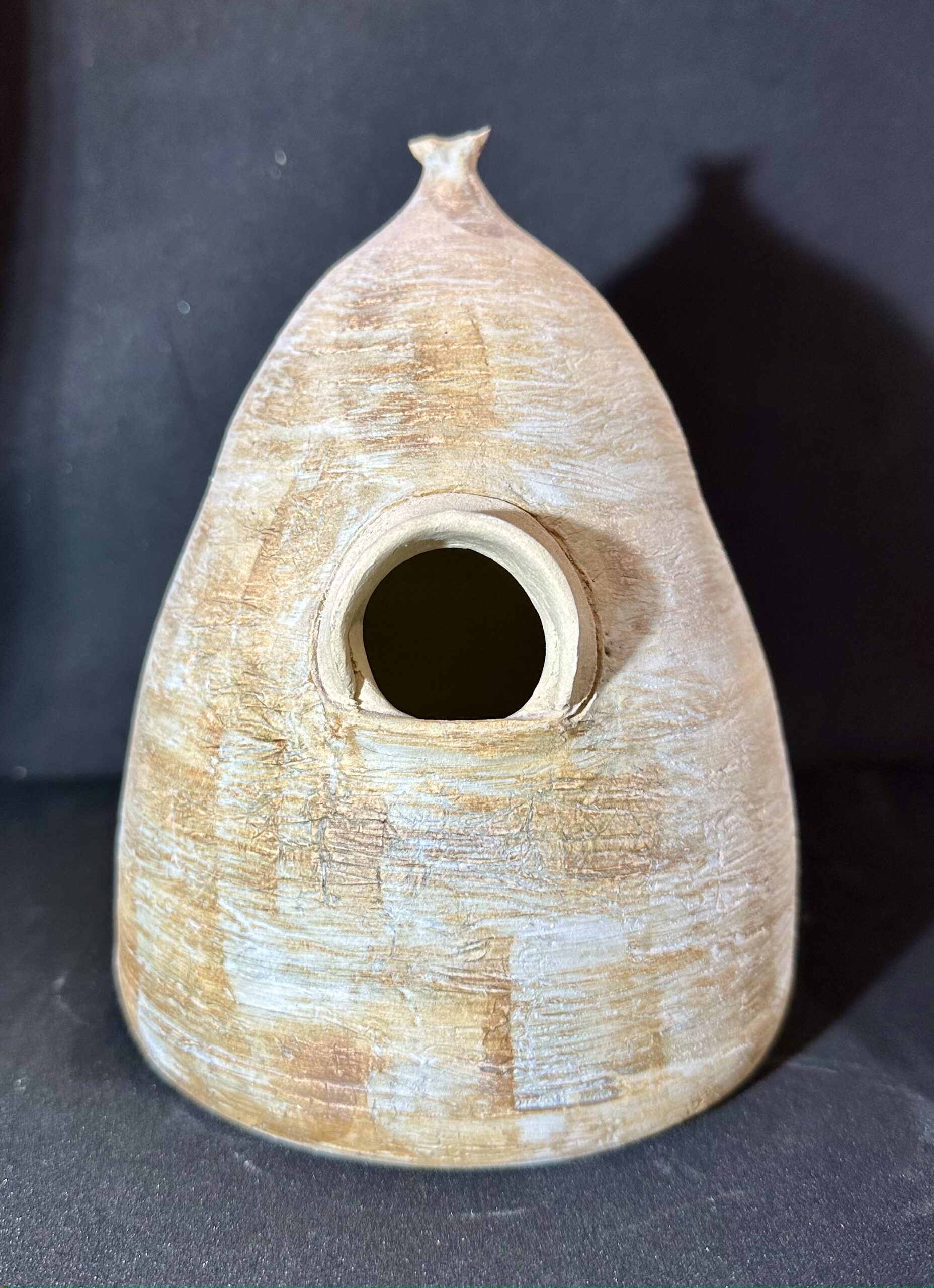 Nichoir en grès — Finition texturée