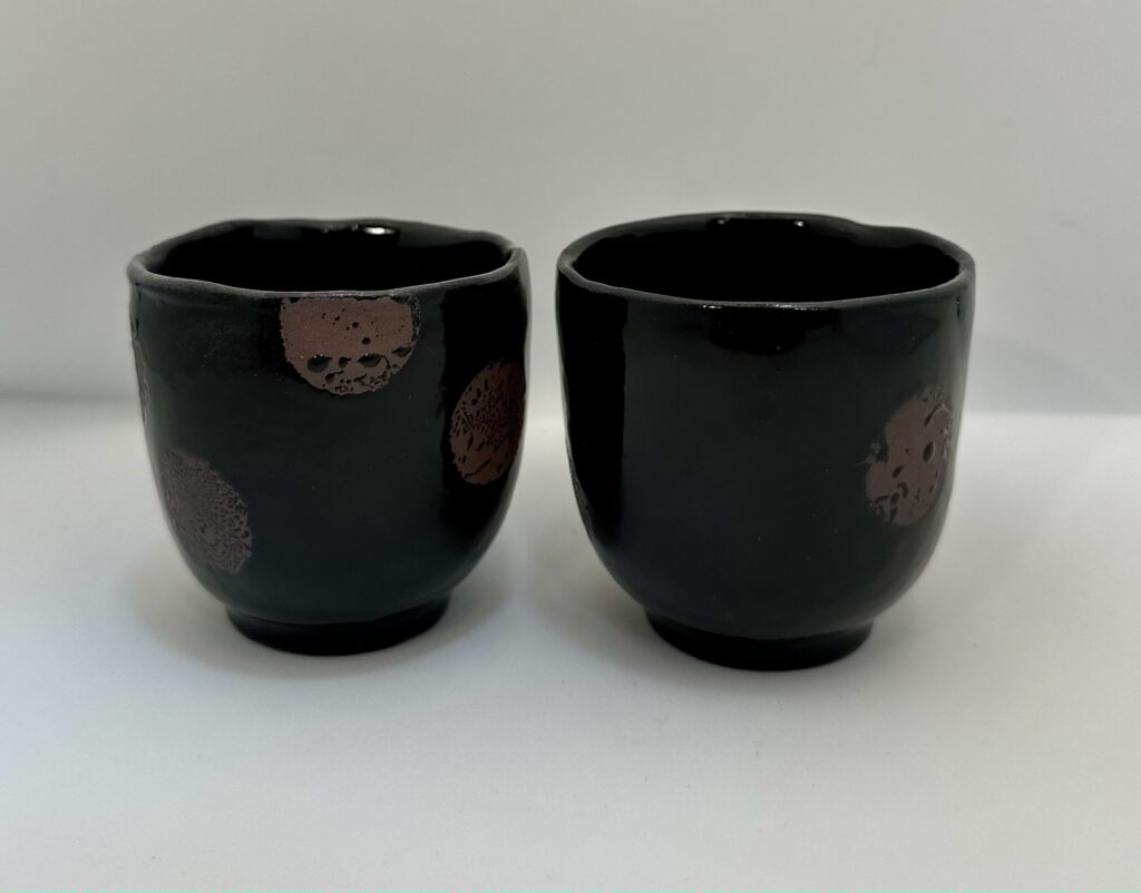 Tasses à espresso noires